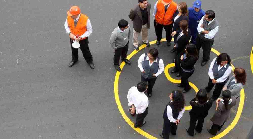 Simulacro de Evacuación Edificio Anexo de Casa Central