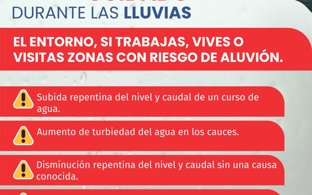 Recomendaciones para tu cuidado durante las lluvias