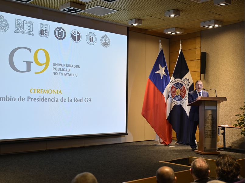 Rector de la PUCV asume presidencia de la Red G9