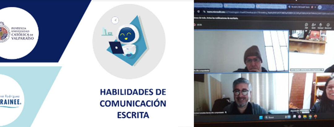PUCV fortalece habilidades comunicativas de Supervisores de Servicios con curso de capacitación en redacción