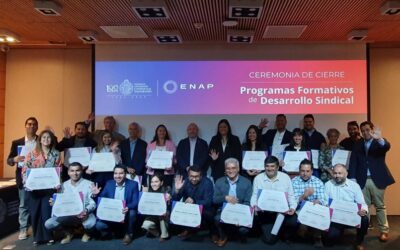Certifican a trabajadoras y trabajadores de ENAP que cursaron programas de formación sindical
